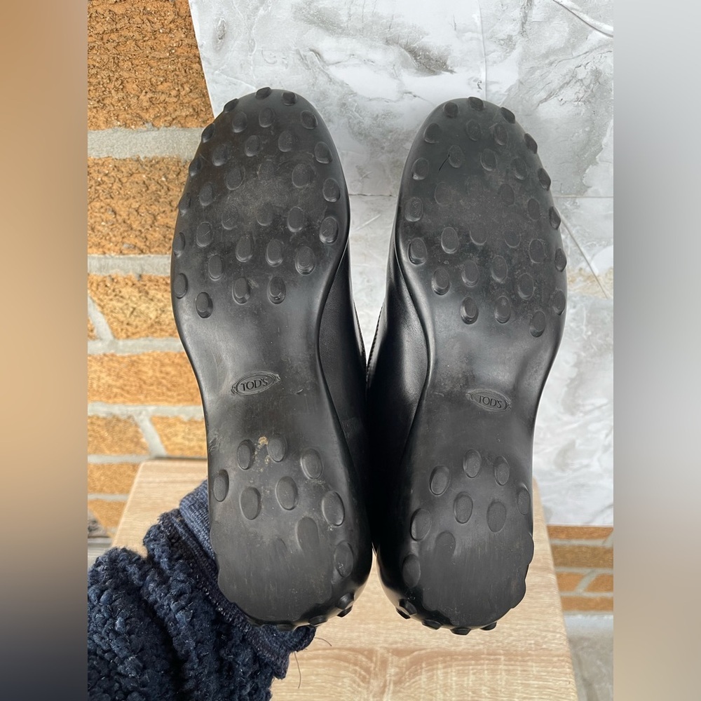 Tod's slip-on leather casual shoes size 39.5 /8.5 - Picture 7 of 9